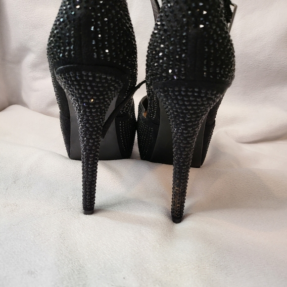 JustFab Blinged Heels - Picture 4 of 6
